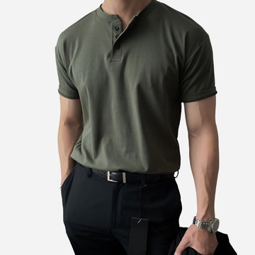 Buttoned Collar T-Shirt